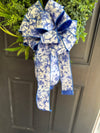 Chinoiserie Custom Wreath Bow *Bow Only