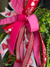 Valentines Day Bow for Wreath