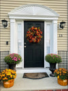 Lush Peony and Hydrangea Wreath for Fall