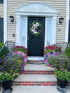 Cotton Candy Hydrangea Wreath for Spring Summer