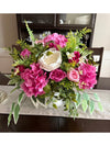 Beautiful Peony and Hydrangea Centerpiece for Valentines Day, Floral Arrangement