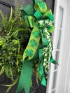 St Patricks Day Bow for Wreath