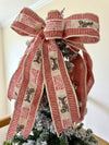 Hot Coco Tree Topper for Winter w D Stevens Ribbon