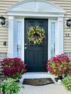 Bold Pops of Pink Florals Wreath for Spring and Summer