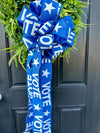 XL Vote Bow in Blue *Bow Only