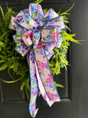 Large Hydrangea Bow for Wreath