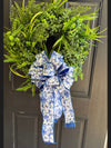 Chinoiserie Custom Wreath Bow *Bow Only