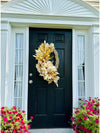 Glam & Gold Pumpkin Wreath for Fall