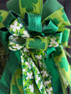 St Patricks Day Bow for Wreath