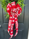 XL Vote Bow in Red *Bow Only