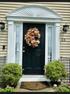 Boho Fall Wreath w Pumpkins