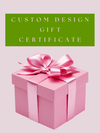 Gift Certificate for Custom Floral Design